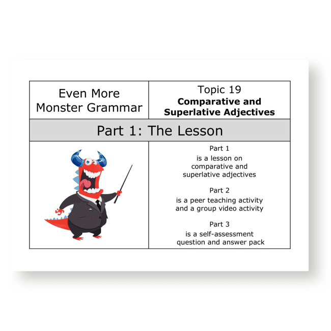 Spot The Comparative And Superlative Adjectives In This Sentence Spot The Comparative And Superlative Adjectives In This Sentence